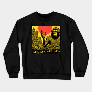 Ape. Ape. Ape. Ape. Crewneck Sweatshirt